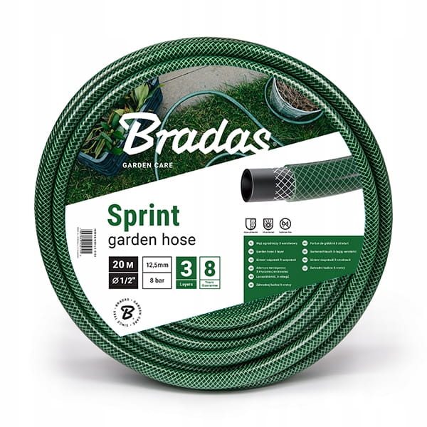 Tubo da giardino per acqua rinforzata 30m 3/4 "pvc